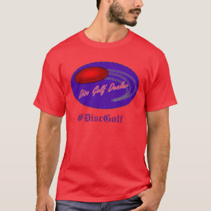 T-skjortan för #DiscGolf för logotyp för T-shirt