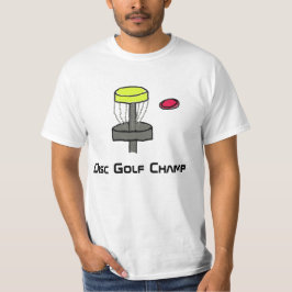 T-skjortan för diskettgolfmästare tee shirt