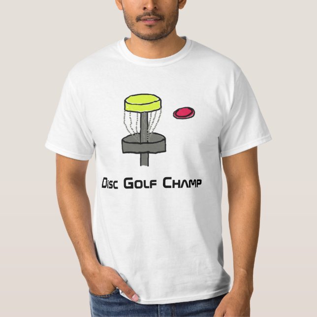 T-skjortan för diskettgolfmästare tee shirt (Framsida)