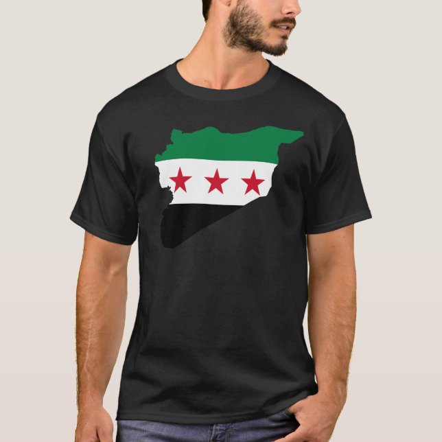 t skjortan SYRIA (FLAGGA) T Shirt (Framsida)
