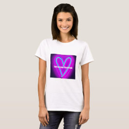 T-skjortan "vänd på för din heartlight" t-shirt