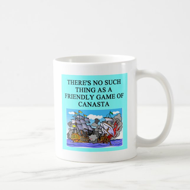 T-skjortor för CANASTAspelaregåvor Kaffemugg (Höger)