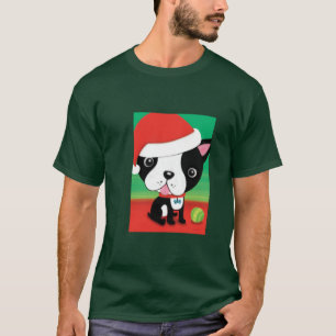 T-skjortor för julBoston Terrier T Shirt