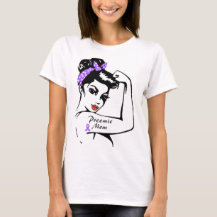 t-skjortor för preemiemammacancer t shirt