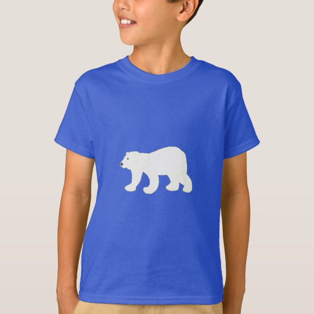 T-skjortor i Polarna glitter T Shirt (Framsida)