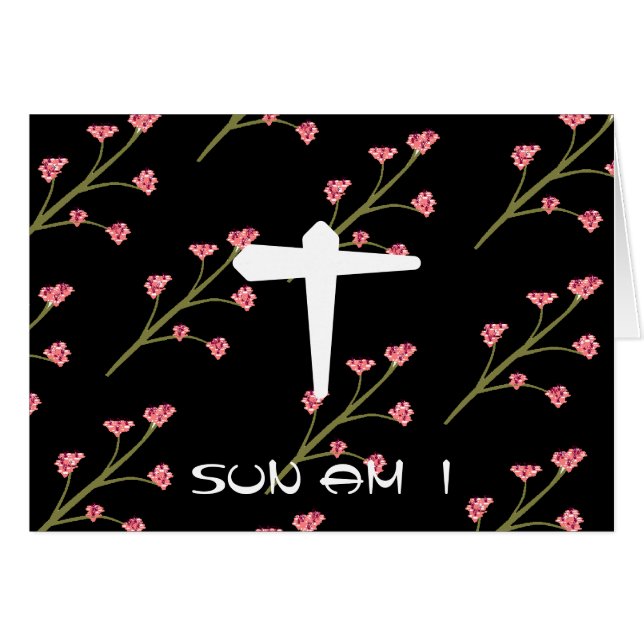 t SOL AM I Hälsningskort (Framsidan Horizontal)