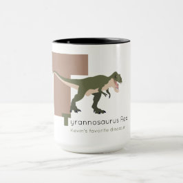 T som Tyrannosaurus Rex Mugg