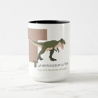 T som Tyrannosaurus Rex Mugg