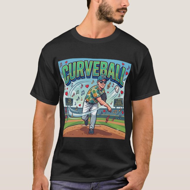 T.T. Tidlös Curveball T-Shirt (Framsida)