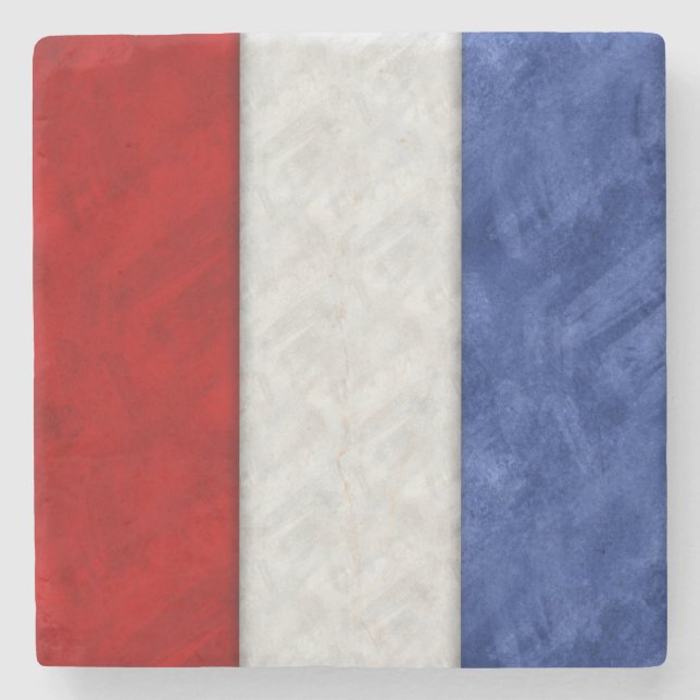 T Tango Watercolor Nautical Signal Maritime Flagga Stenunderlägg (Framsidan)