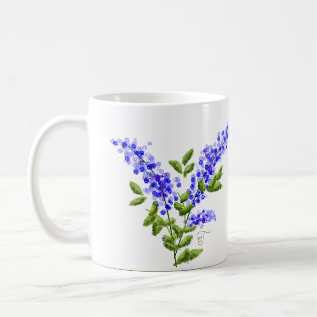 T-Tran-Bluebonnets Kaffemugg (Vänster)