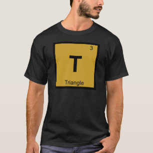 T - Triangel Musik Kemi Periodiska Systemets Symbo Tröja