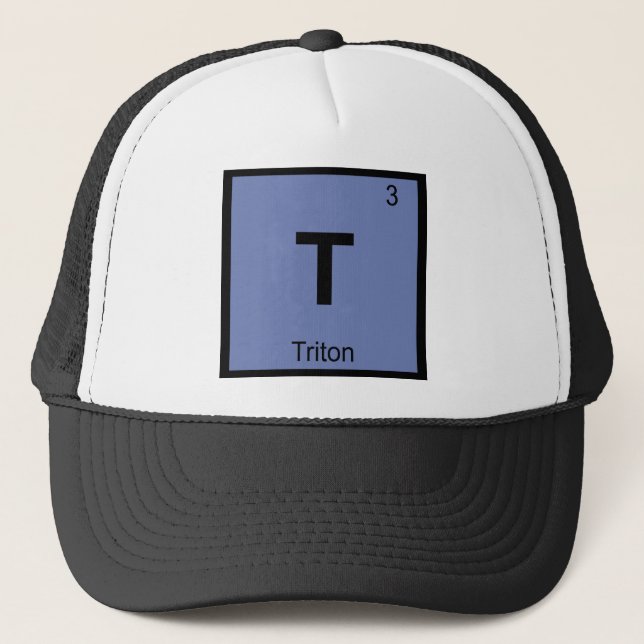 T - Triton Grekisk kemi Periodiska systemets symbo Keps (Framsida)