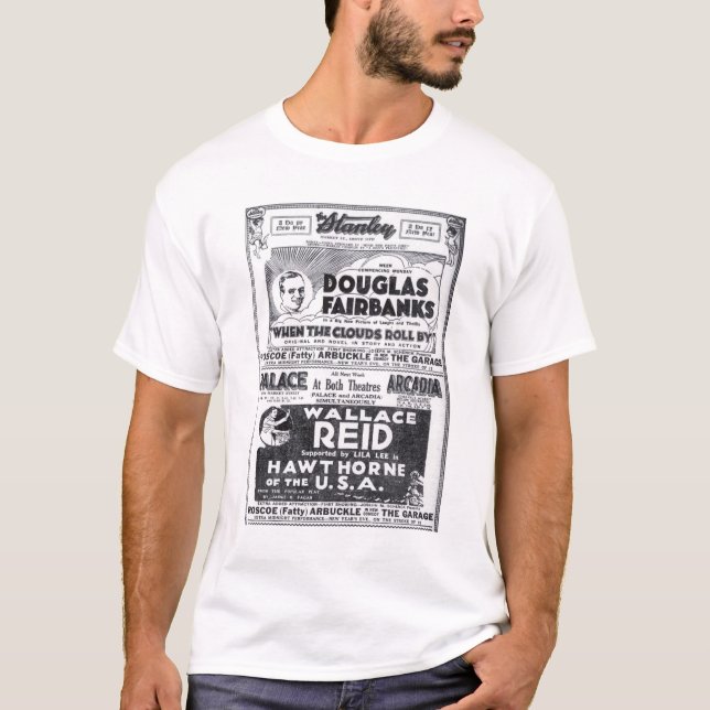 T-tröja 1919 för annons för Douglas Fairbanks T Shirt (Framsida)
