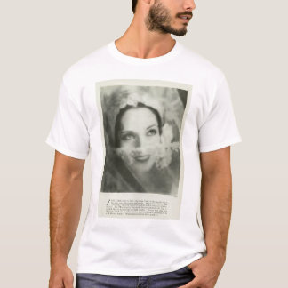 T-tröja 1929 för Lupe Velez vintageporträtt Tee