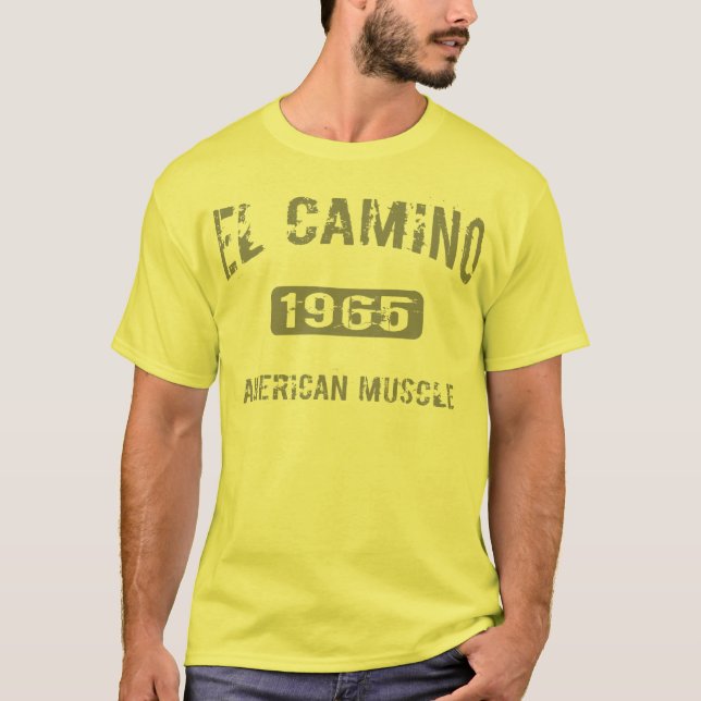 T-tröja 1965 för El Camino T-shirt (Framsida)