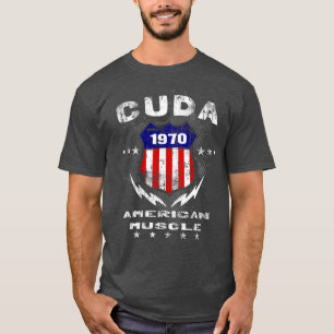 T-tröja 1970 för Cuda amerikanmuskel Tee