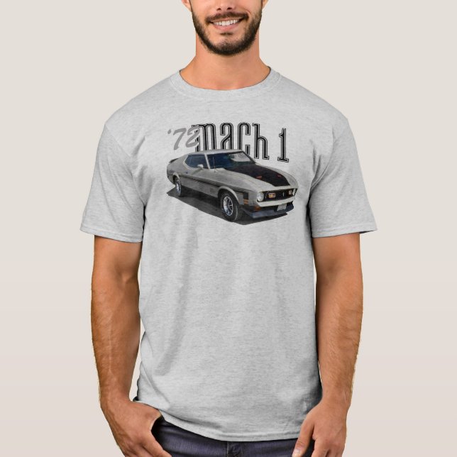 T-TRÖJA 1972 för Mustang MACH1 T-shirt (Framsida)