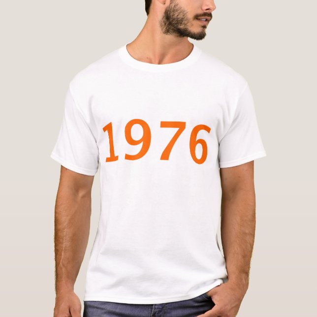 T-tröja 1976 tee (Framsida)
