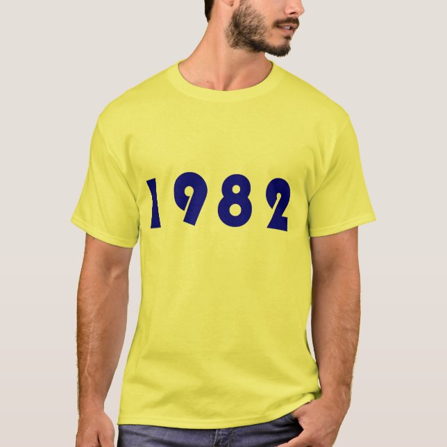 T-tröja 1982 tee (Framsida)