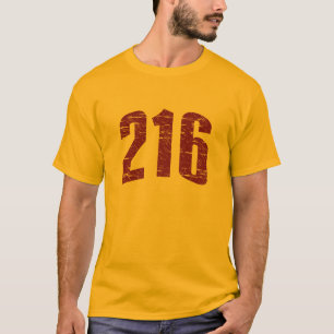 T-tröja 216 (för riktnummer) t shirt