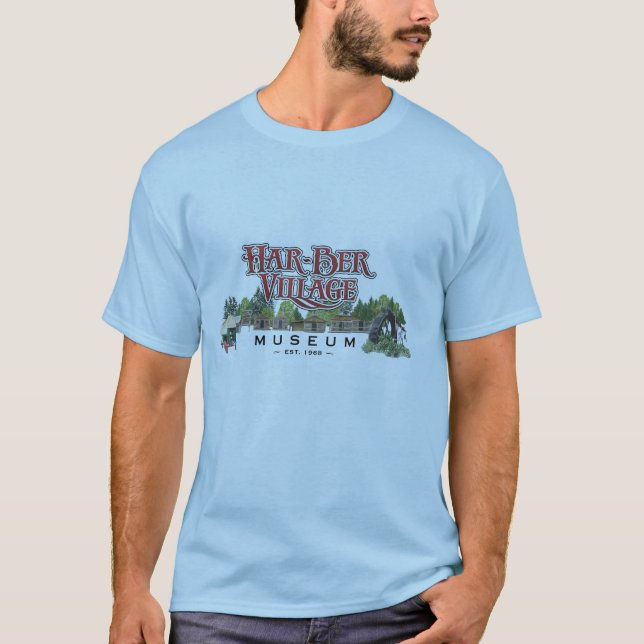 T-tröja 2 för Har-Ber bylogotyp T-shirt (Framsida)