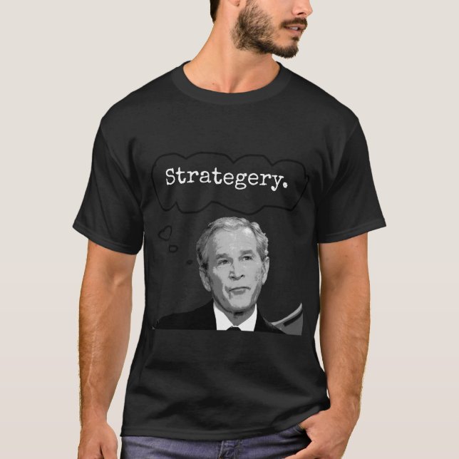 T-tröja 2 för presidentGeorge Bush jr. T-shirt (Framsida)