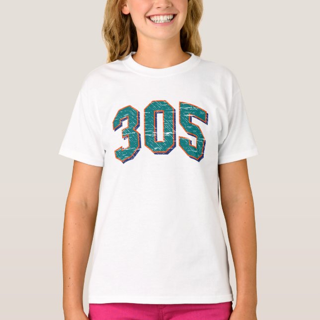 T-tröja 305 (för riktnummer) tee (Framsida)