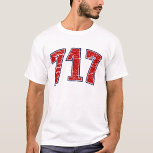 T-tröja 717 (för riktnummer) t-shirt