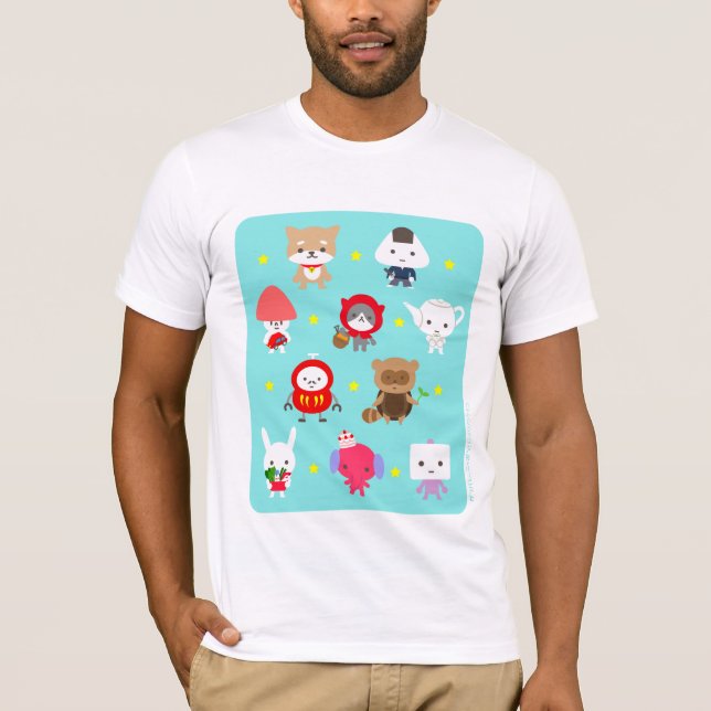 T-tröja - AllCharacters - stjärnor Tee Shirt (Framsida)
