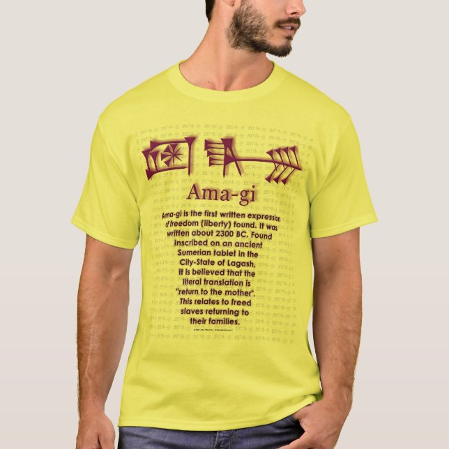 T-tröja Ama-gi2 Tee (Framsida)