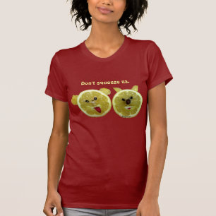 T-tröja /Apparel för två citronansikten T-shirt