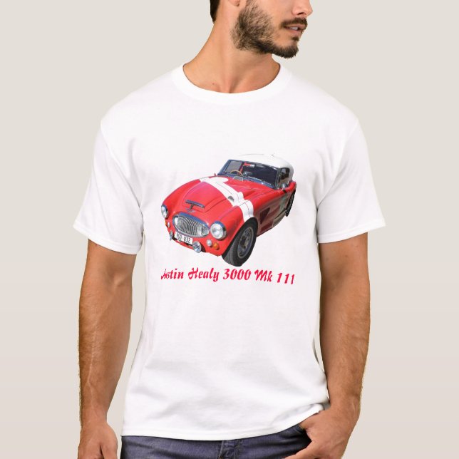 T-tröja Austin Healey 3000 Mk 111 T-shirt (Framsida)