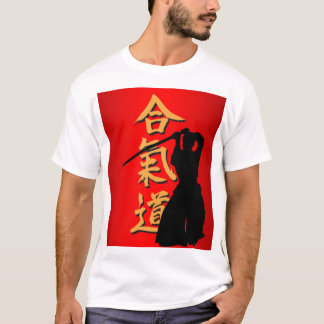 T-tröja av aikido tee