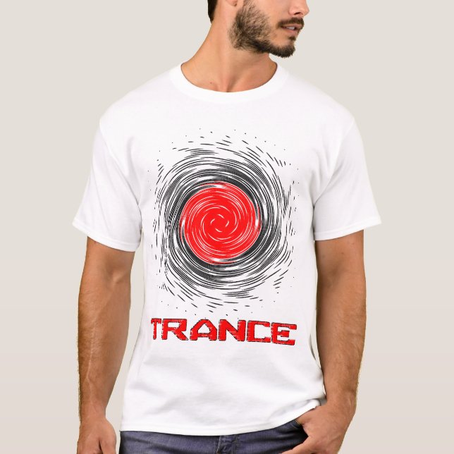 T-tröja & bekläda för Trance T-shirt (Framsida)