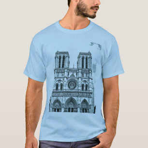 T-tröja - Cathédrale Notre Dame de Paris T Shirt