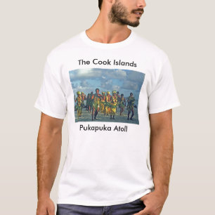 T-tröja dansare, Pukapuka Atoll, kocköarna Tee