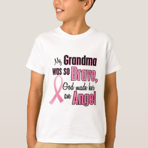 T-tröja & dräkt för ängelMORMORbröstcancer Tröja