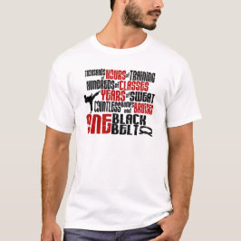 T-TRÖJA & DRÄKT för EN svart KARATE för bälte 2 Tee Shirt