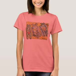 T-tröja/dräkt för strandkaniner beställnings- tee shirt