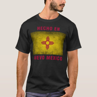 T-tröja - flagga för Hecho en Nuevo Mexico Tee