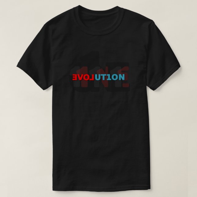 T-tröja för 11:11kärlekevolution t-shirt (Design framsida)