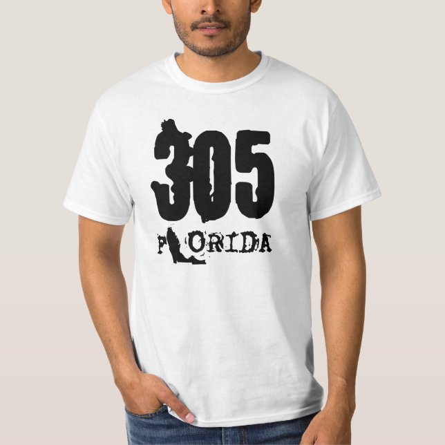 T-tröja för 305 Miami Tee Shirt (Framsida)