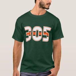 T-tröja för 305 riktnummer t-shirt