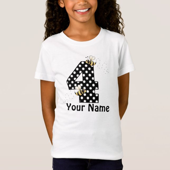 T-tröja för 4e födelsedagenpersonlighumla tee (Framsida)