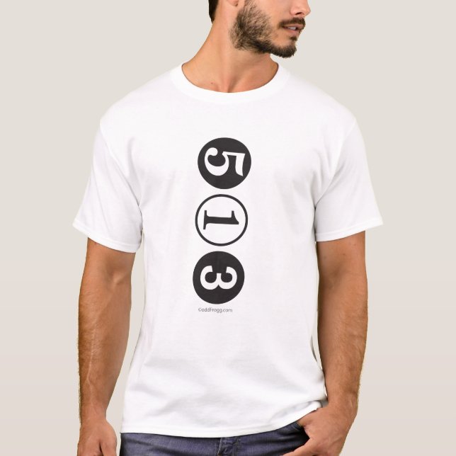 T-tröja för 513 riktnummer tee shirt (Framsida)