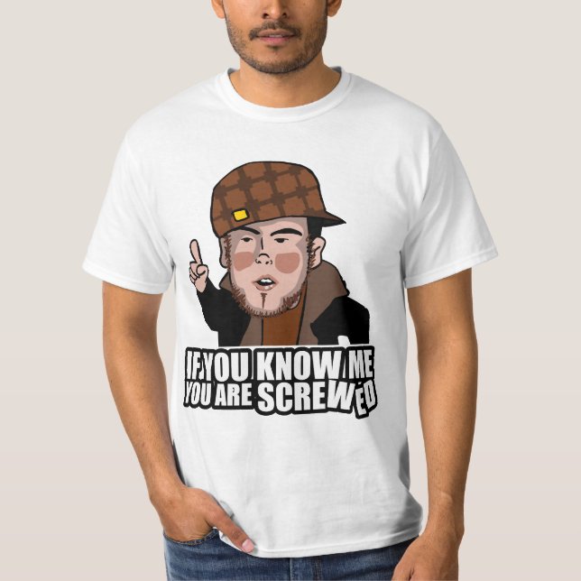 T-TRÖJA FÖR 9 GAG - SCUMBAG STEVE TEE (Framsida)