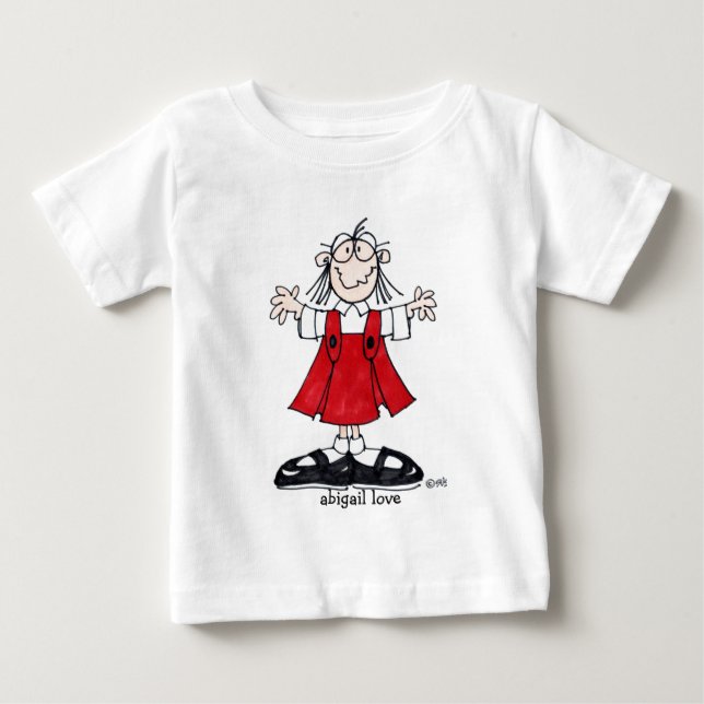 T-tröja för Abigail kärleksmåbarn T-shirt (Framsida)