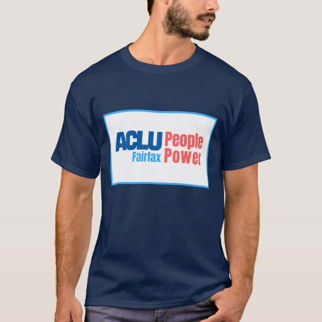 T-tröja för ACLU PeoplePower Fairfax T Shirt (Framsida)