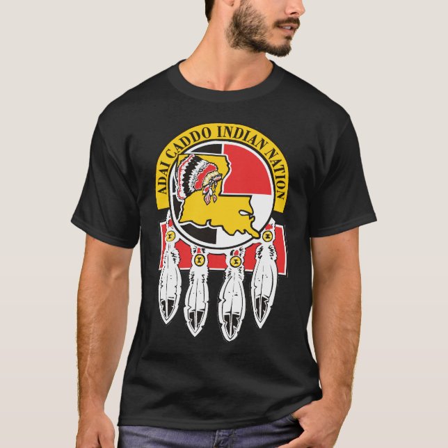 T-tröja för Adai Caddo indisk nationindian Tee Shirt (Framsida)